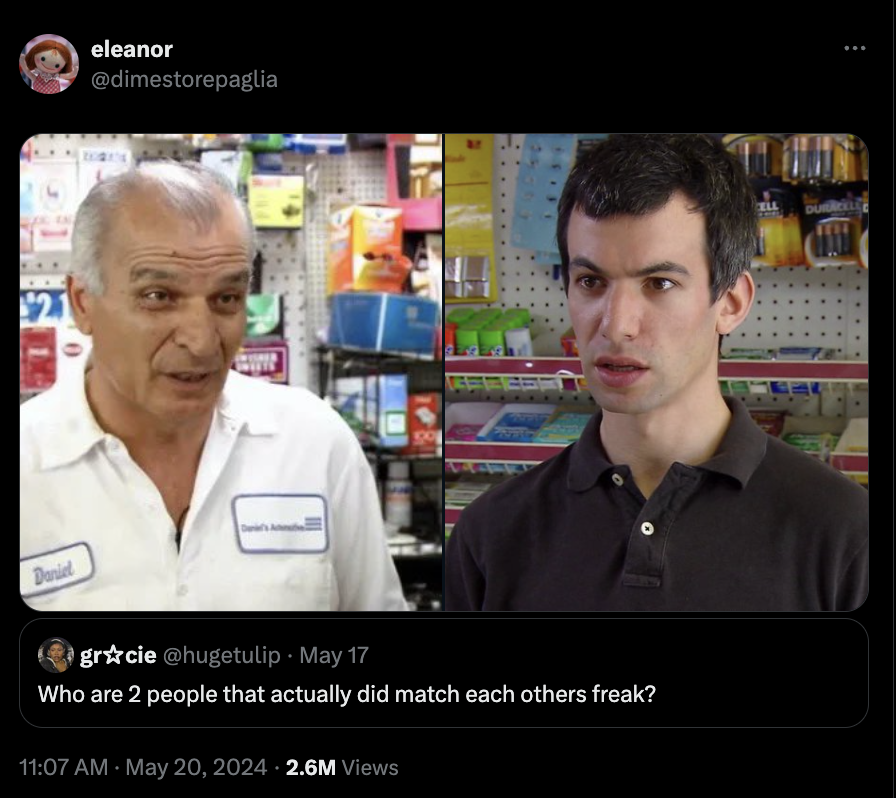 nathan for you grandson's pee - Daniel eleanor grcie May 17 Who are 2 people that actually did match each others freak? 2.6M Views